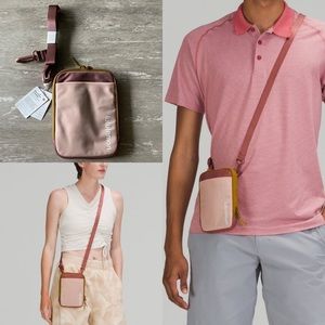 Lululemon Easy Access Crossbody - Precious Pink/Spiced Chai